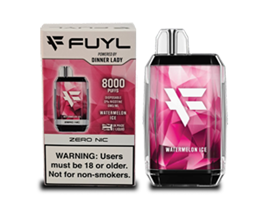Vape Dinner Lady Fuyl Watermelon Ice 0% NIC 8000 PUFFS