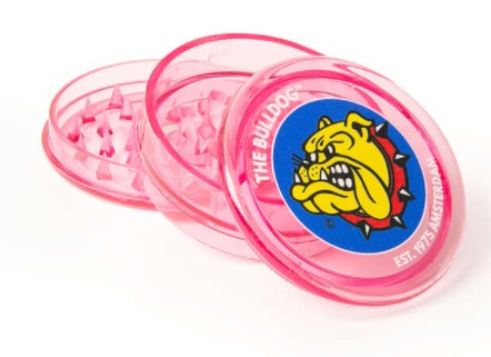 Caja Grinder Bulldog Plastico PINK