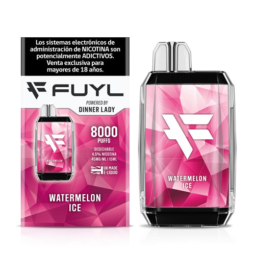 Vape Fuyl 4,5% Nic 8000 Puff Watermelon Ice