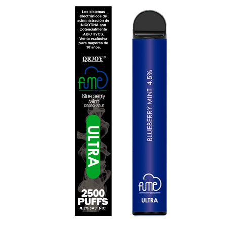 Vape Fume Ultra 2500 puff 4,5% Blueberry Mint