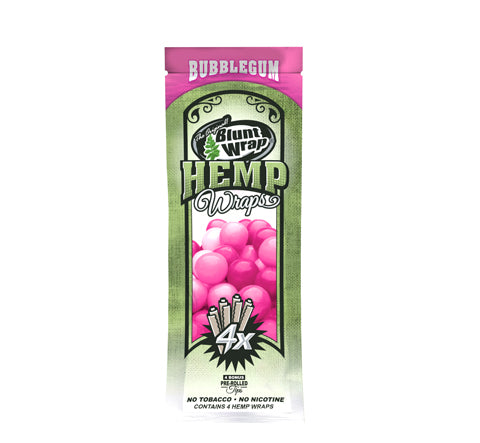 Blunt Hemp Wrap x4 Bubble Gum