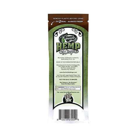 Blunt Hemp Wrap x4 Chocolate