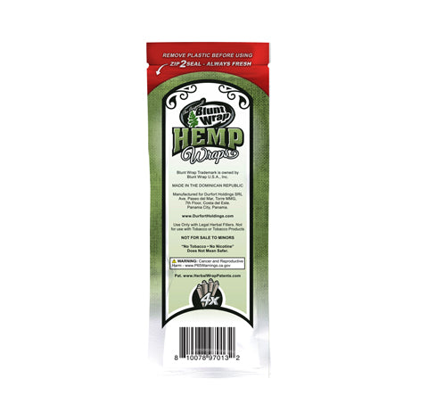 Blunt Hemp Wrap x4 Strawberry