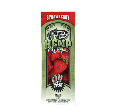 Blunt Hemp Wrap x4 Strawberry