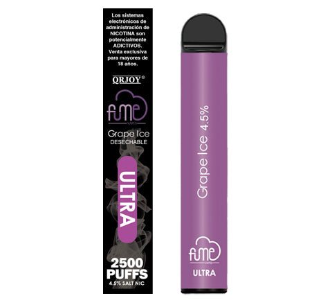 Vape Fume Ultra 2500 puff 4,5% nic Grape Ice