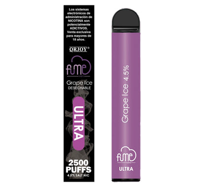 Vape Fume Ultra 2500 puff 4,5% nic Grape Ice