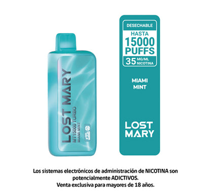 Vape Lost Mary 15.000 Puff 3,5% Nic Miami Mint