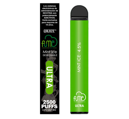 Vape Fume Ultra 2500 puff 4,5% nic Mint Ice