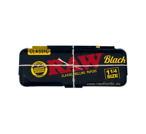 Porta Papelillos Metálico RAW Black 1 1/4