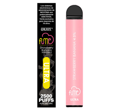 Vape Fume Ultra 2500 puff 4,5% Strawberry Banana