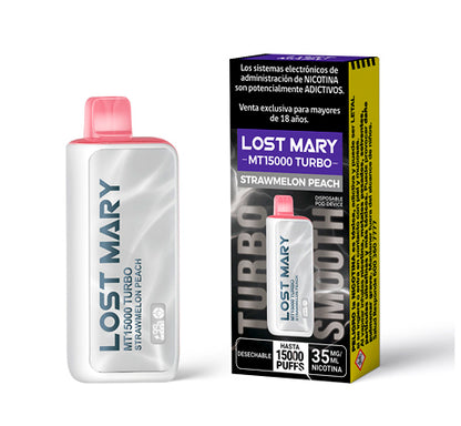 Vape Lost Mary 15.000 Puff 3,5% Nic Strawmelon Peach