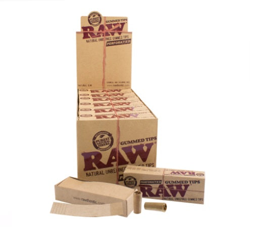 Tips RAW de cartón prepicados y con goma