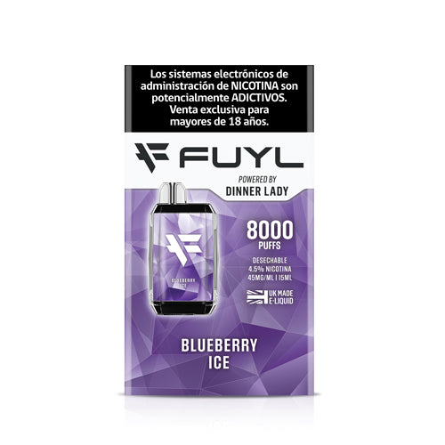Vape Fuyl 4,5% Nic 8000 Puff Blueberry Ice