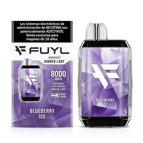 Vape Fuyl 4,5% Nic 8000 Puff Blueberry Ice