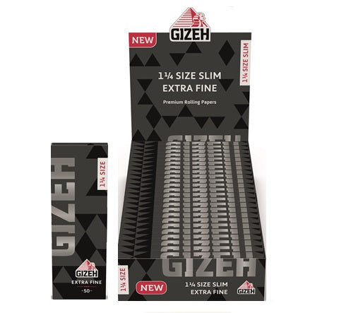 Papelillos Gizeh Negro 1 1/4 Extra Fine