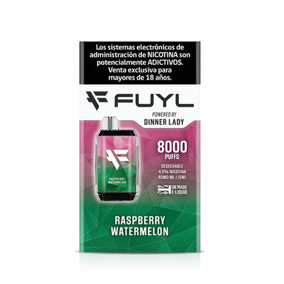 Vape Fuyl 4,5% Nic 8000 Puff Raspberry Watermelon