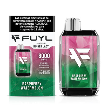 Vape Fuyl 4,5% Nic 8000 Puff Raspberry Watermelon
