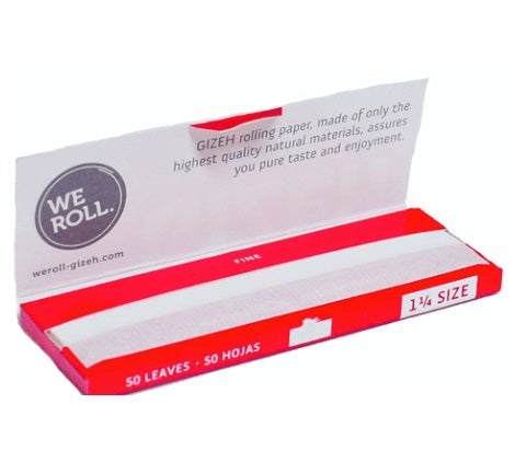 Papelillos Gizeh Rojo 1 1/4 Fine Especial para Tabaco