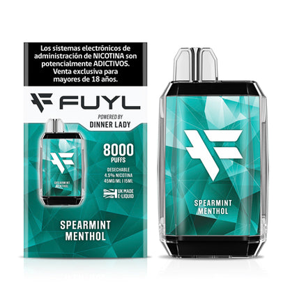 Vape Fuyl 4,5% Nic 8000 Puff Spearmint Menthol