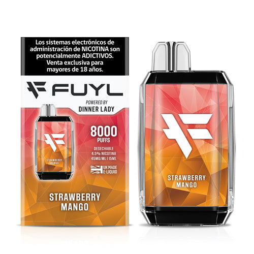 Vape Fuyl 4,5% Nic 8000 Puff Strawberry Mango