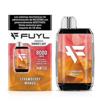 Vape Fuyl 4,5% Nic 8000 Puff Strawberry Mango