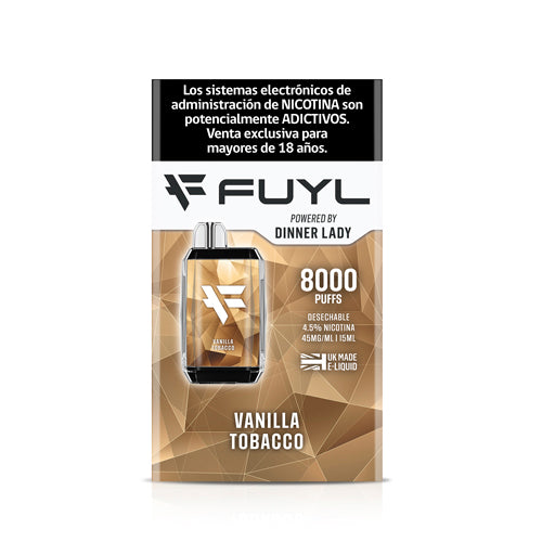 Vape Fuyl 4,5% Nic 8.000 Puff Vainilla Tobaco