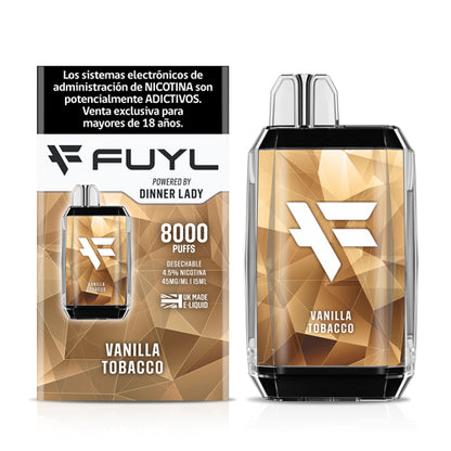 Vape Fuyl 4,5% Nic 8.000 Puff Vainilla Tobaco