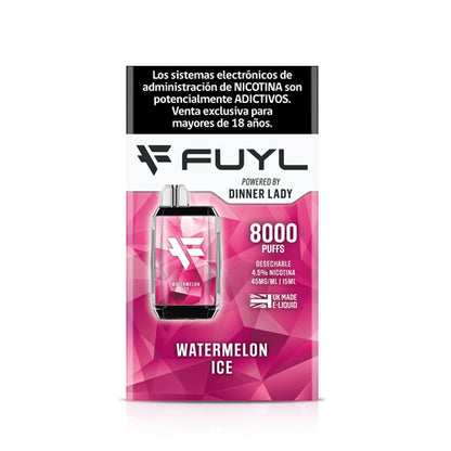 Vape Fuyl 4,5% Nic 8000 Puff Watermelon Ice